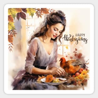 Happy Thanksgiving Day 4 Magnet